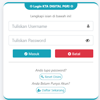 Register PGRI Langsa - Persatuan Guru Republik Indonesia Cabang Langsa